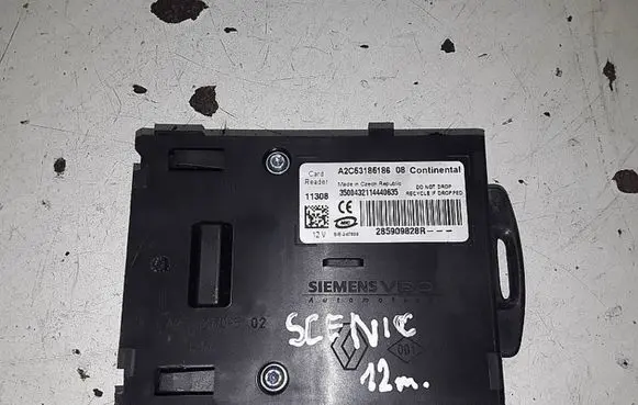 Renault Scenic III - Grand scenic III Ignition key card reader 285909828R A2C53185180