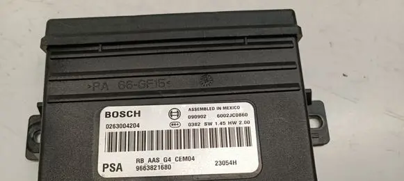 Citroen C3 Picasso Parking PDC control unit/module 0263004204 9663821680
