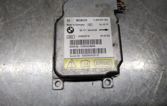 BMW 3 E46 Airbag control unit/module 65776933238 3163323800A