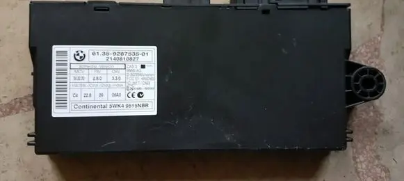 BMW 5 E60 E61 Comfort/convenience module 9287535 5WK49515NBR