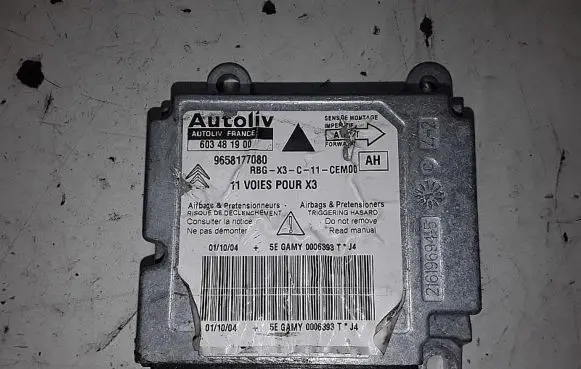 Citroen C5 Airbag control unit/module 9658177080