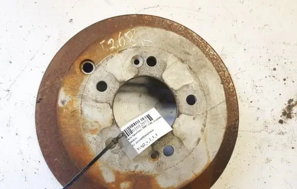 KIA Sportage Rear brake disc neventiliuojamas