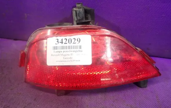 Renault Megane III Rear fog light 19A845B