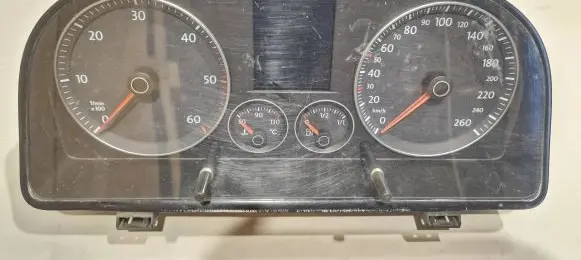 Volkswagen Touran I Speedometer (instrument cluster) 1T0920871AX E574