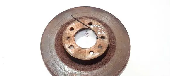 Peugeot 407 Rear brake disc neventiliuojamas