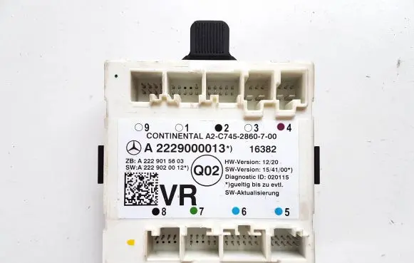 Mercedes-Benz C W205 Door control unit/module A2229000013