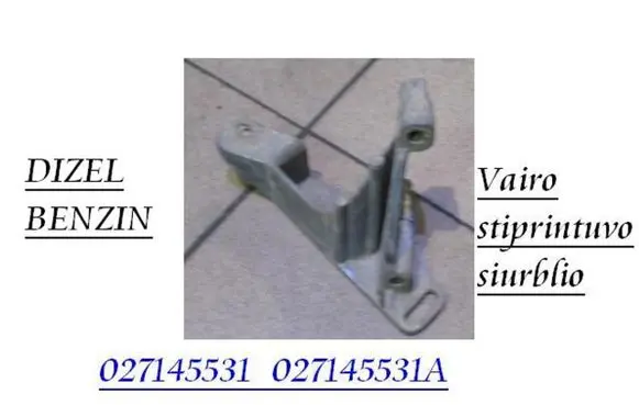 Volkswagen Golf I Power steering pump mounting bracket 027145531