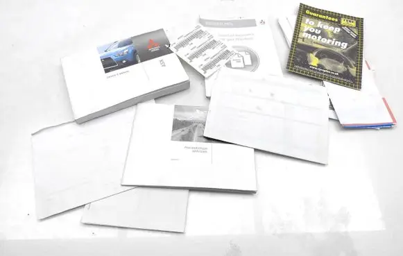 Mitsubishi ASX Owners service history hand book 