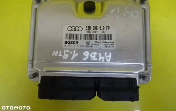 Audi A4 S4 B6 8E 8H Engine control unit/module 038906019FP 0281010729