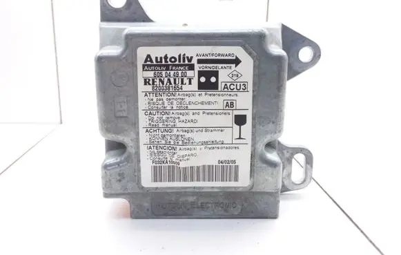 Renault Kangoo I Airbag control unit/module 605044900 8200381654