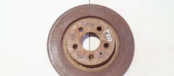Peugeot 807 Rear brake disc neventiliuojamas