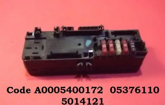 Mercedes-Benz E W210 Fuse module A0005400172 05376110