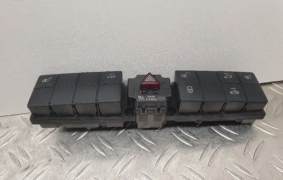 Mercedes-Benz C W203 Hazard light switch 2038703510