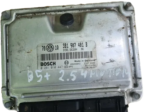 Volkswagen PASSAT B5.5 Engine control unit/module 3B1907401B 0281010447