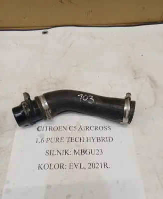 Citroen C5 Aircross Intercooler hose/pipe 9820115680