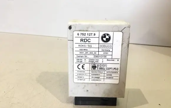 BMW 5 E39 Tire pressure control unit 67521279