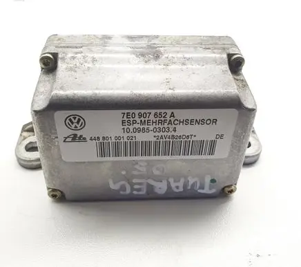 Volkswagen Touareg I ESP acceleration yaw rate sensor 7E0907652A 448801001021 10098503034