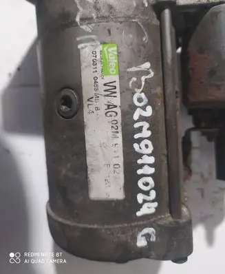 Volkswagen PASSAT B7 Starter motor 02M9111024G