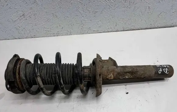 Front shock absorber with coil spring