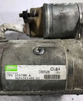 Citroen C5 Starter motor 9654561480 D8R28