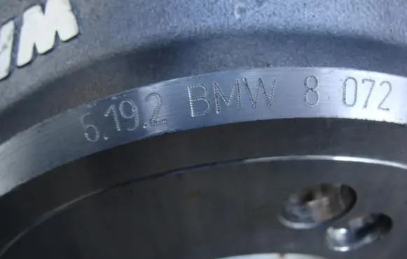 BMW M2 F87 Rear brake disc 8072019