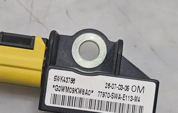 Airbag deployment crash/impact sensor
