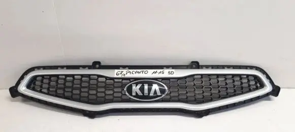 KIA Picanto Front bumper upper radiator grill 863511Y000