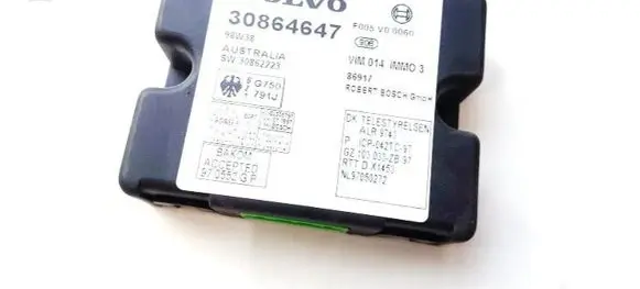 Volvo S40, V40 Immobiliser reader (aerial) 30864647 f005v00060