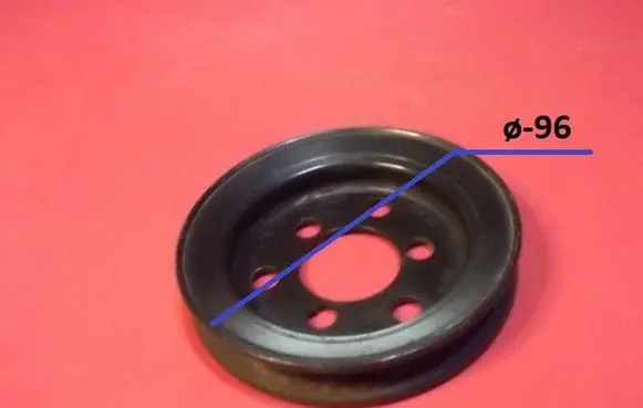 Audi A6 S6 C4 4A Power steering pump pulley 058145255D