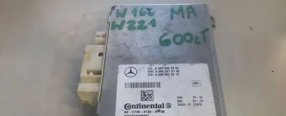 Mercedes-Benz ML W166 Reducing agents exhaust control unit A0009002003 0021522300057 A2C74581300