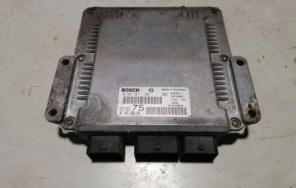 Peugeot 206 Engine control unit/module 9648588880 0281011188