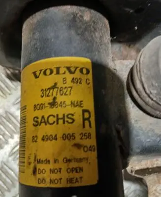Volvo XC60 Front shock absorber with coil spring 31277627 V15116