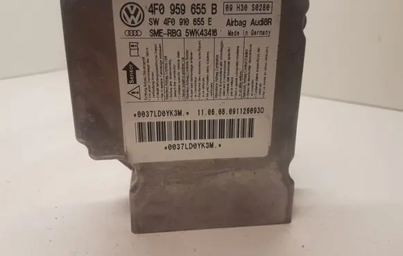 Audi A6 S6 C6 4F Airbag control unit/module 4F0959655B 4F0910655E 5WK43416