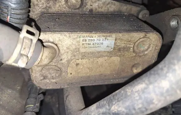 Opel Zafira B Engine oil radiator 5989070231