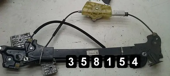 Front door window regulator with motor