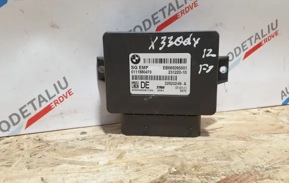 BMW X3 F25 Hand brake control module 6850955 231220