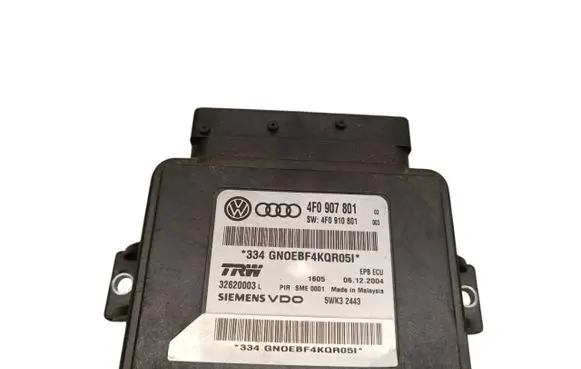 Audi A6 S6 C6 4F Hand brake control module 4F0907801 32620003L 4F0910801