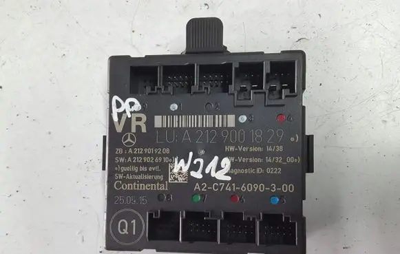 Mercedes-Benz E W212 Door control unit/module A2129001829
