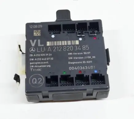 Mercedes-Benz C W204 Door control unit/module A2128203926 A2124422732