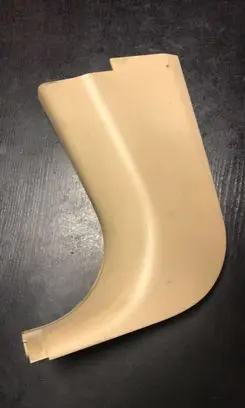 Foot area side trim