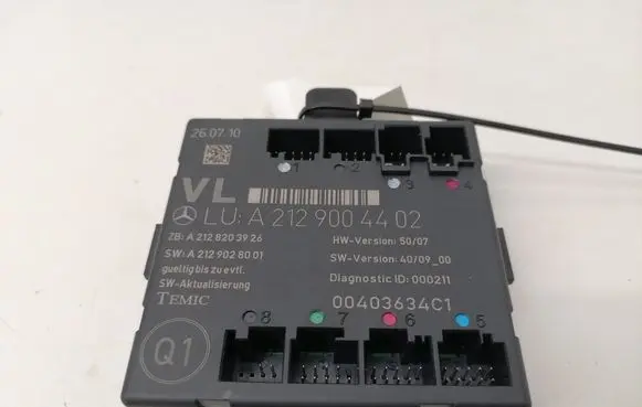 Mercedes-Benz E W212 Door control unit/module a2129004402