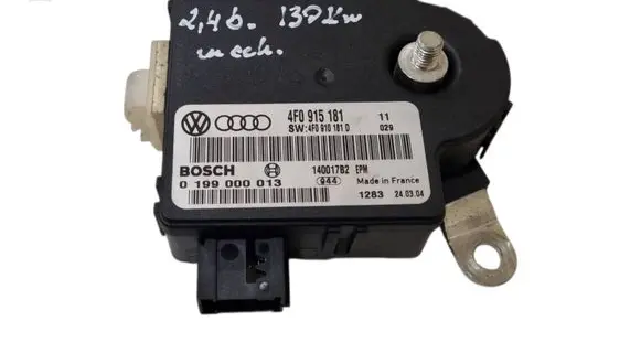Audi A6 S6 C6 4F Battery control module 4F0915181 0199000013