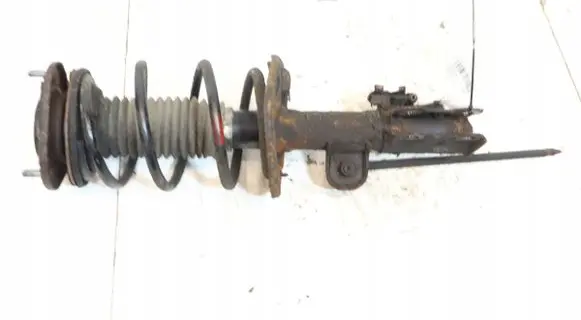 Front shock absorber with coil spring