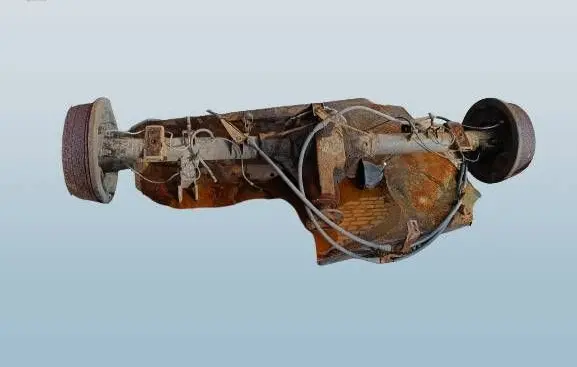 Nissan Navara D40 Rear axle beam with reductor 