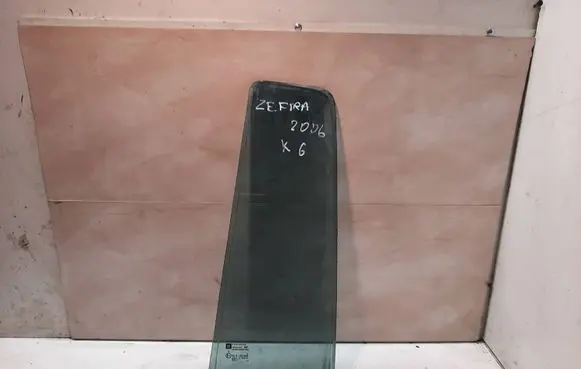 Opel Zafira B Rear vent window glass 43R001604 E000199 AS3M5236DOT682