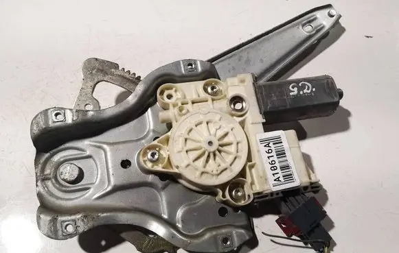 Sliding door window regulator with motor