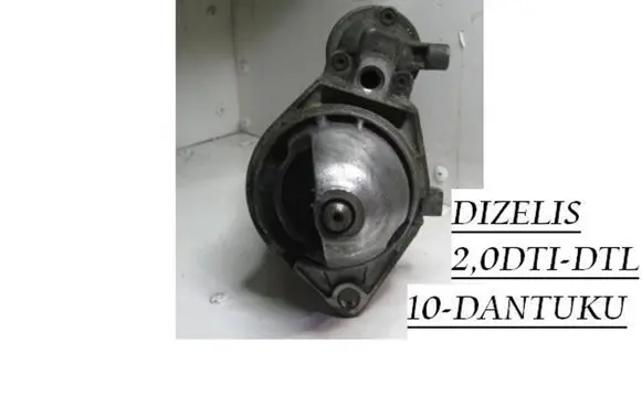 Opel Zafira A Starter motor 1005831230 0001109015