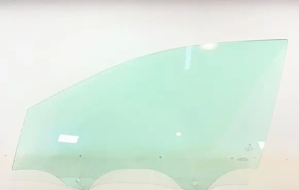 Volkswagen Polo VI Front door window glass four-door 2G4845201A