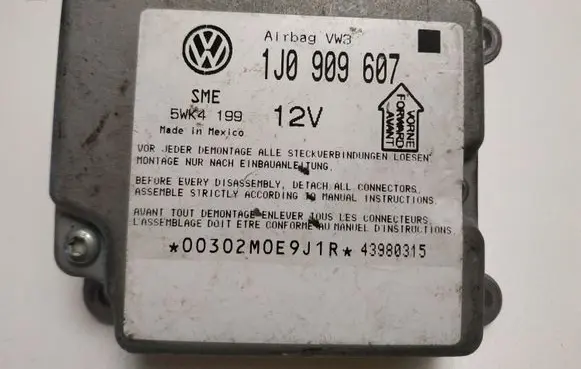 Ford Galaxy Airbag control unit/module 1J0909607