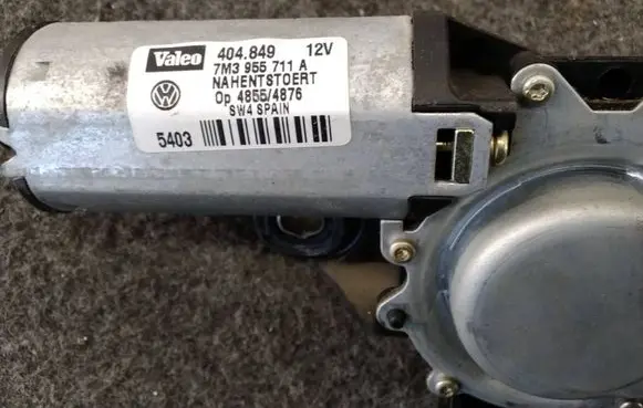 Volkswagen Sharan Rear window wiper motor 7M3955711A 404849